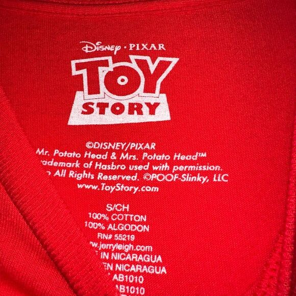 Disney Parks Toy Story Pizza Planet Unisex Tee Size Small NWOT - Picture 3 of 4